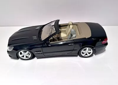 Minichamps 2008 Mercedes Benz SL Class R230 Black Convertible 1:18  READ DESC. • $125