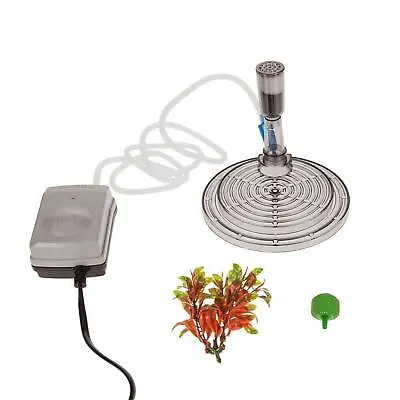 Interpet Gold Fish Bowl Undergravel Filter & Air Pump Starter Kit Tank Oxygen • £10.99