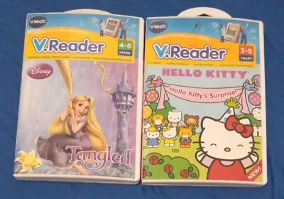 LOT OF 2 VTech V.Reader  Hello Kitty & Tangled 😁💯❤️🏝👍 • $8.99