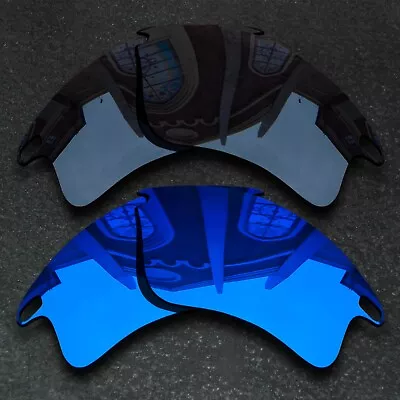 US Black&Deep Blue Polarized Replacement Lenses For-Oakley Fast Jacket XL • $15.99