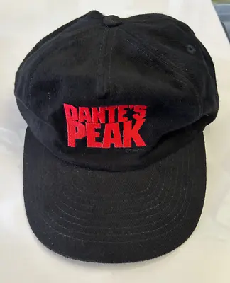 RARE CAST & CREW Dante's Peak Movie 1997 Pierce Brosnan Snap Back Hat OG • $59.99