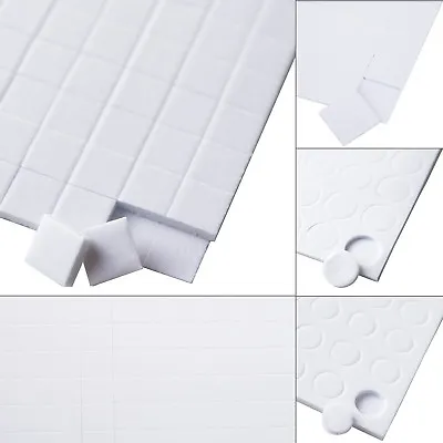 £1.99 • Buy DOUBLE SIDED ADHESIVE FOAM PADS 5mm 6mm 10mm 15mm STICKY FIXERS FOR CARD CRAFT