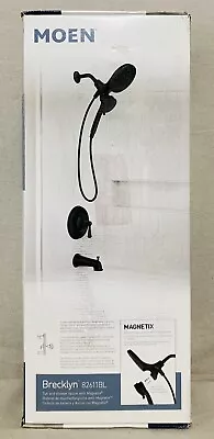 MOEN Brecklyn Single-Handle 6-Spray Tub And Shower Faucet Matte Black  • $119.99