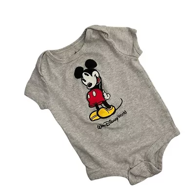 Mickey Mouse Walt Disney World Parks Infant One Piece 24 Months • $12.99