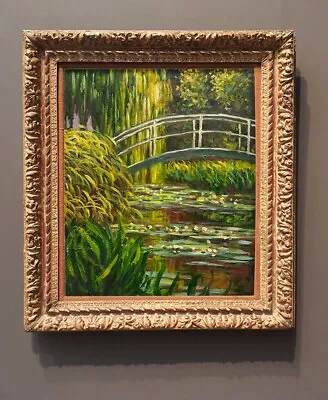 Claude Monet Painting - Bridge -  SALE • $250