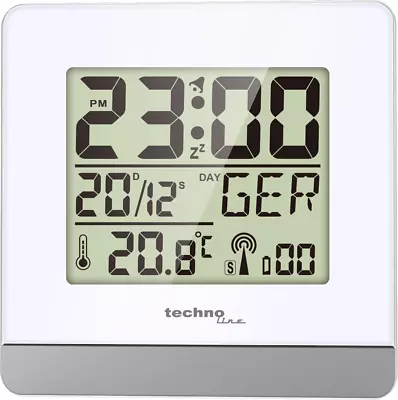 Technoline Radio Alarm Clock WT 260 White • £11.31