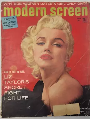 Vintage Marilyn Monroe Modern Screen Magazine June 1955 • $30