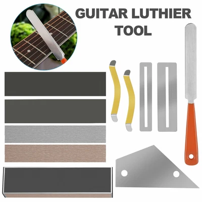 $16.59 • Buy 11PC Guitar Luthier Tool File Fret Crowning Rocker Fingerboard Grinding Leveling