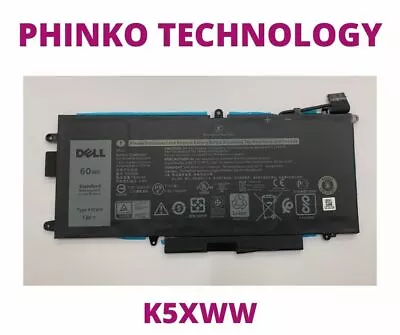 New Genuine Battery K5XWW For Dell Battery Latitude 5285 5289 7389 7390 • $85