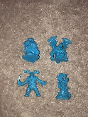 MONSTER IN MY POCKET BLUE 4 Figure Lot Mattel 1980s • $33