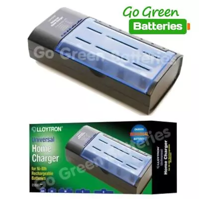 Lloytron Universal Charger For AA AAA C D 9V Batteries • £11.99