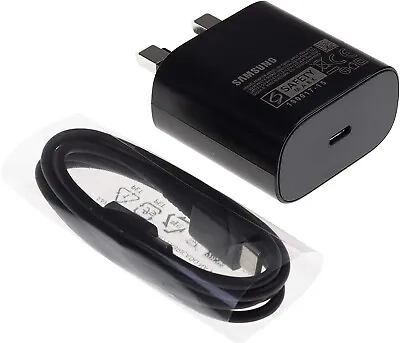 For Samsung 25W Super Fast Charger Plug & Cable For Galaxy A15 4G A15 5G • £10.99