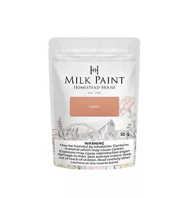 Amber Milk Paint Sample 50 Gram By Homestead House • $7