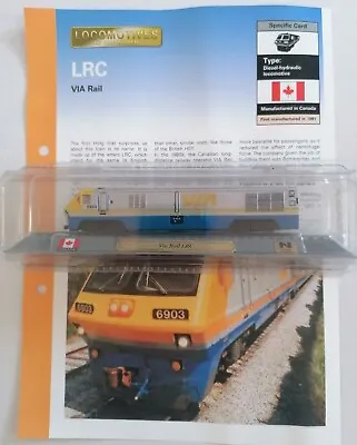 £4.49 • Buy Del Prado Locomotives Of The World Via Rail LRC Static Model 1/160 Scale