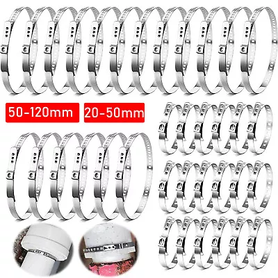 Adjustable 30Pcs CV Boot Clamps Stainless Steel Hose Clamp Clips Kit Joint Clamp • $16.90