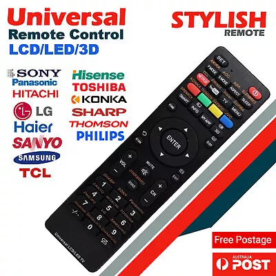 Universal TV Remote Control LCD/LED For Sony/Samsung/LG/TCL/Panasonic/Soniq NEW • $12.45