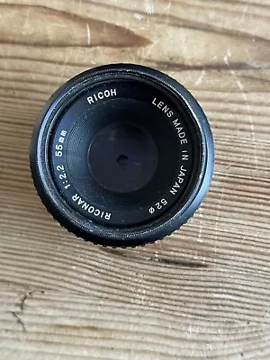 Vintage Ricoh 55mm F 1:2.2 Lens • $10