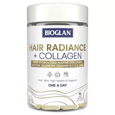 BIOGLAN Hair Radiance + Collagen 90 Capsules • $28.69