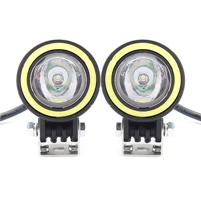 Car LED Light Work Flood Fog Lamp Truck Offroad Driving  Round COB Halo Ring 2in • $34.10