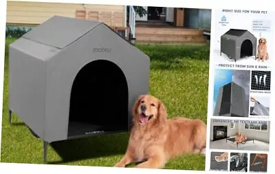 42” Outdoor Dog House For Large Breeds Durable Large Dog Shelter With  • $141.19