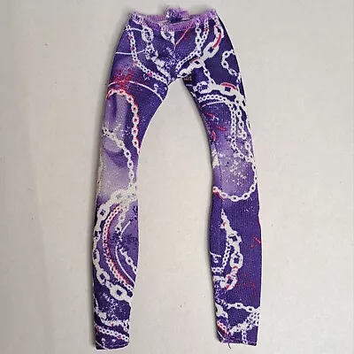 Monster High Spectra Vondergeist Picture Day Purple Chain Pants Leggings • $4.99