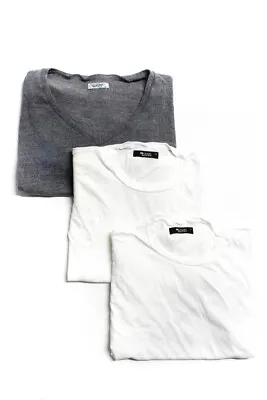 $32.99 • Buy Michael Lauren Lauren Moshi Womens Tees T-Shirts Tops White Size XS S Lot 3