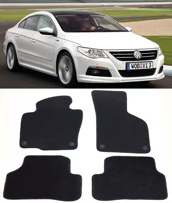 4 Pcs Set Custom Fit Black Carpets Front Rear Floor Mat For 09-17 Volkswagen CC • $49.99