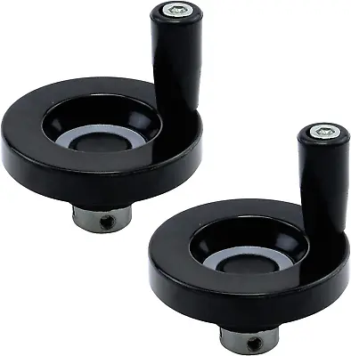 2Pcs 63Mm Revolving Handle Hand Wheel 8Mm Hole Diameter For Milling Machine Lath • $20.95