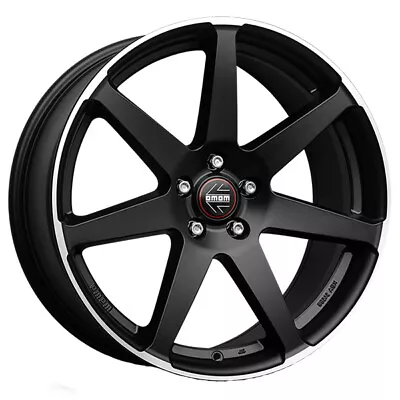 Alloy Wheel Momo Seven For Mazda Cx-5 8x18 5x1143 Matt Black Polished Xld • $614.90