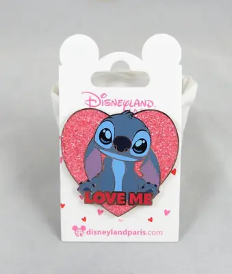 Disney Disneyland Paris DLP Pin - Stitch - Valentine's Day 2024 - Love Me • $12