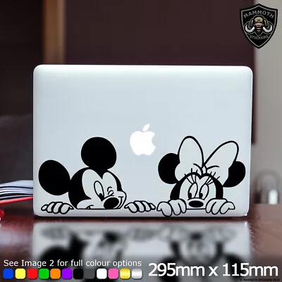 Mickey Minnie Mouse Laptop Sticker Decal Disney Cute Fits Apple Macbook 13 Inch • £3.19