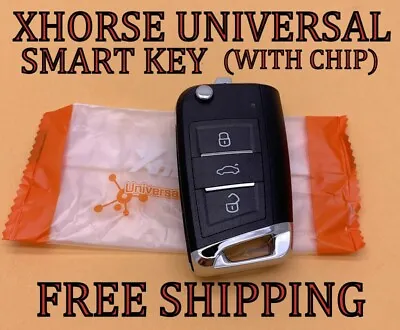 Xhorse Vw Mqb Smart Key Proximity Flip Remote Vvdi Key Tool Max Plus Xsmqb1en • $28.95