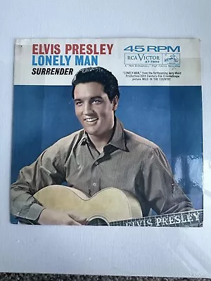 Elvis Presley 45 Picture Sleeve Only SURRENDER/LONELY MAN 1961 • $8.99