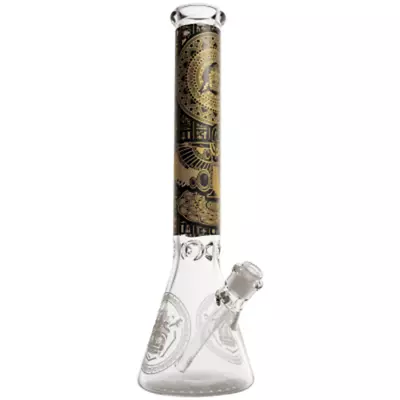 16  50x7mm Myth Egyptian Color Hookah Water Pipe Glass Tobacco Bong Beaker • $39.95