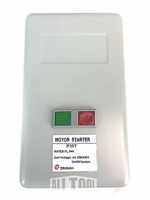 5HP Single Phase 230V 34Amp ON/OFF Button Magnetic Motor Starter  • $98.99