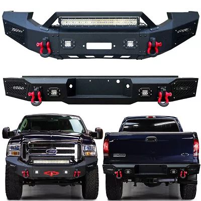 Vijay For 2005-2007 Ford F250 F350 Steel Front Or Rear Bumper With Lights • $819.99
