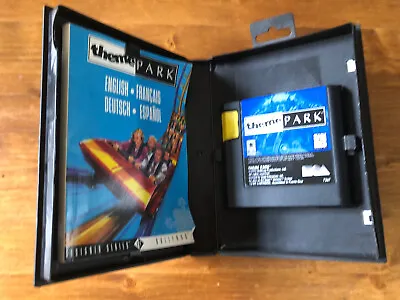 £7.20 • Buy Theme Park – Sega Mega Drive Game – Complete With Manual Investment Console Set