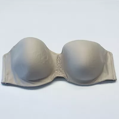 Wacoal 85414 Bodysuede Ultra Convertible Underwire Strapless Bra Size 38C Nude • $20