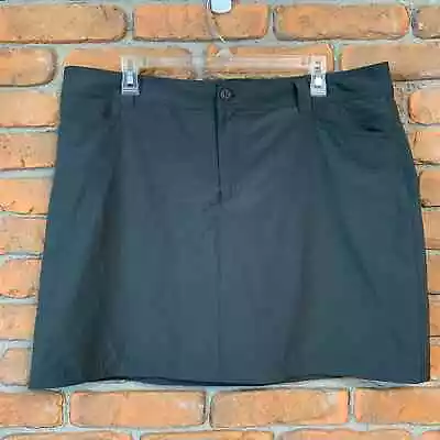 Eddie Bauer Athleisure Horizon Skort Skirt Smoke Gray - Size 16 • $25
