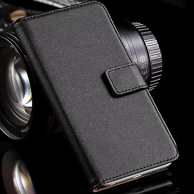 $8.99 • Buy Genuine Leather Wallet Case Flip Cover For Apple IPhone 13 12 Pro Max Mini 11