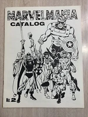 Marvelmania Catalog 2 1970 Barry Smith Kirby Beautiful! Mmms Rare Vintage • $80