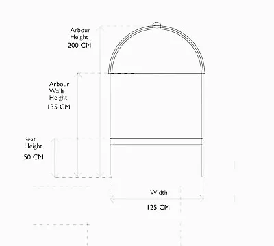 Garden Arbour Bench Summer Seat • £255.95