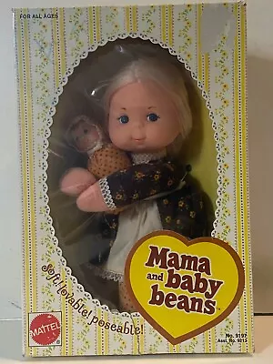 Rare Vintage Mattel 1975 Mama & Baby Beans Doll # 9197 ~ New In Box NIB • $84.98