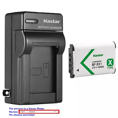 Kastar Battery Wall Charger For Sony NP-BX1 BC-CSX & Sony Cyber-shot DSC-HX80 • $15.49