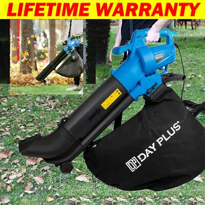 £45.85 • Buy Leaf Blower Vacuum 3in1 3500W With Rake Garden Vac & Shredder Dust Blowing Clean