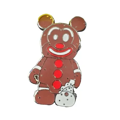 Disney Gingerbread Trading Pin Mickey Mouse Vinylmation Cookie Badge Lapel Pin • $12