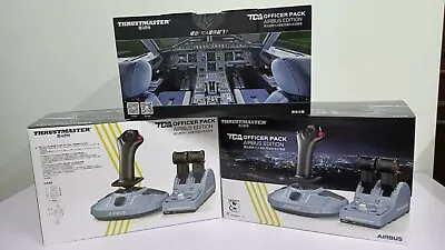 $299 • Buy Thrustmaster TCA Officer Pack Airbus Joystick Throttle 2020 Xplane P3d Toliss320