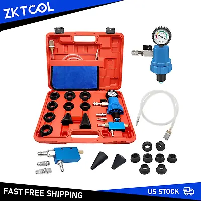 Auto Coolant Vacuum Refill & Purge Tool Kit Engine Cooling System Refilling Tool • $49