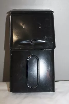 Vintage Metal Black Double Flip Up Top Wall Mount Mailbox 5.5 X 10.5  • $24.95