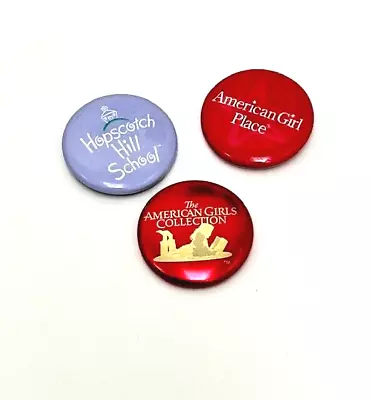 American Girl Pins - Set Of Three • $5.99